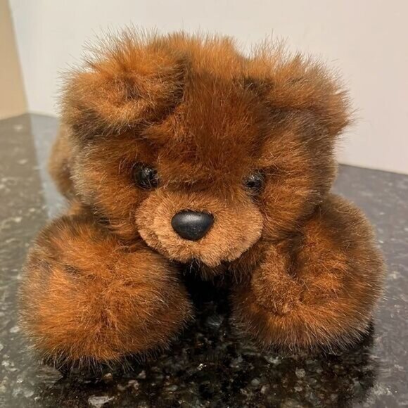 MJC International 1992 Plush Stuffed Vintage Brown Teddy Bear 12” - Picture 3 of 7